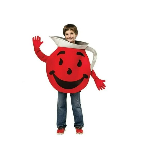 NWT Teen Kool Aid Pitcher Guy Halloween/Costume - Size 13-16 - Picture 1 of 4